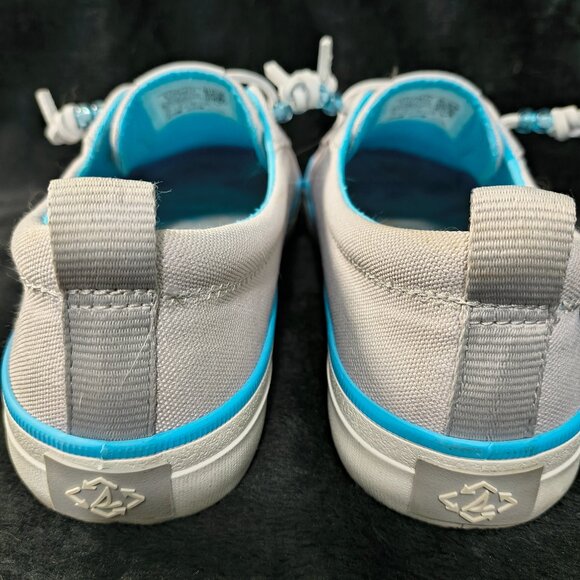 Grey and Blue Sperry Beaded Top Sliders Size 7.5 (335) - Picture 5 of 5
